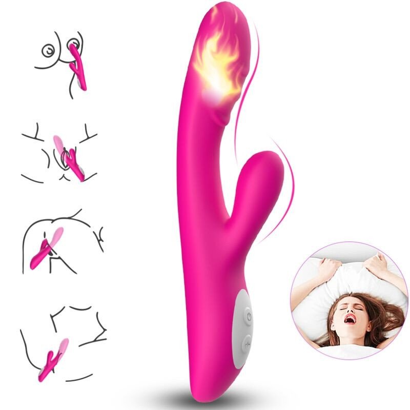 ARMONY - VIBRADOR DE CHISPA CON EFECTO DE CALOR FUCSIA