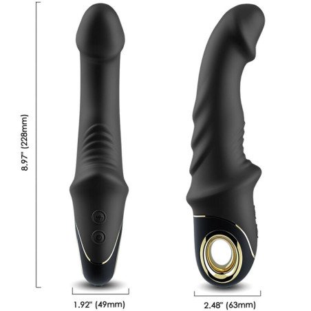 ARMONY - DILDO VIBRADOR ROTATORIO JOYBLADE NEGRO