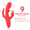 ARMONY - VIBRADOR ESTIMULADOR DEL PUNTO G Y DEL CLÍTORIS ROJO
