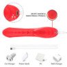 ARMONY - VIBRADOR ESTIMULADOR DEL PUNTO G Y DEL CLÍTORIS ROJO