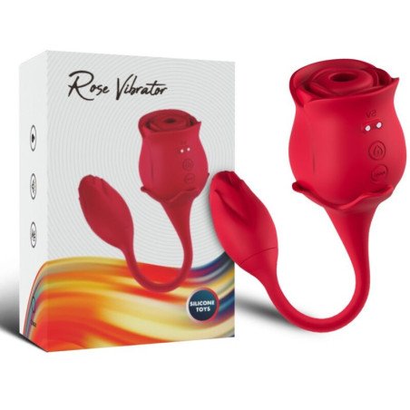 ARMONY - PINK CLITORIS SUCKER & VIBRATOR 10 MODES RED