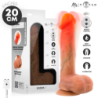 MR INTENSE - LOGAN VIBRATOR DILDO SILICONE WITH HEAT EFFECT AND REMOTE CONTROL 20 CM -Ø- 4,1 CM