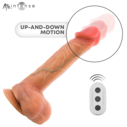 MR INTENSE - LOGAN VIBRATOR DILDO SILICONE WITH HEAT EFFECT AND REMOTE CONTROL 20 CM -Ø- 4,1 CM