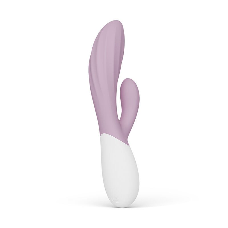 LELO - VIBRADOR DOBLE INA TWIST CONEJO PARA EL PUNTO G Y EL CLÍTORIS ROSA