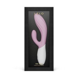 LELO - VIBRADOR DOBLE INA TWIST CONEJO PARA EL PUNTO G Y EL CLÍTORIS ROSA
