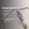 LELO - VIBRADOR DOBLE INA TWIST CONEJO PARA EL PUNTO G Y EL CLÍTORIS LAVANDA