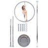 SERIE DE FANTASÍAS FETICHE - BARRA DE STRIPTEASE CON BARRA DE BAILE DE FANTASÍA