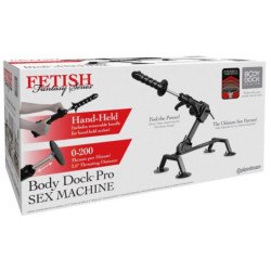 SERIE DE FANTASÍAS FETICHISTAS - MÁQUINA SEXUAL BODY DOCK PRO