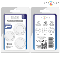 INTENSO - JUEGO DE 3 ANILLOS PARA PENE BOURNE
