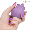INTENSO - ESTIMULADOR DE CLÍTORIS CON FORMA DE FLOR DE AZALEA, 10 VIBRACIONES, COLOR MORADO