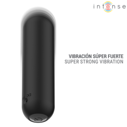 INTENSO - JUDY BALA VIBRADORA RECARGABLE CON CONTROL REMOTO NEGRA