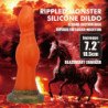 POWER MONSTERS - BLAZEHEART CHARGER DILDO DE SILICONA FANTASÍA 18,5 CM Ø 4,5 CM