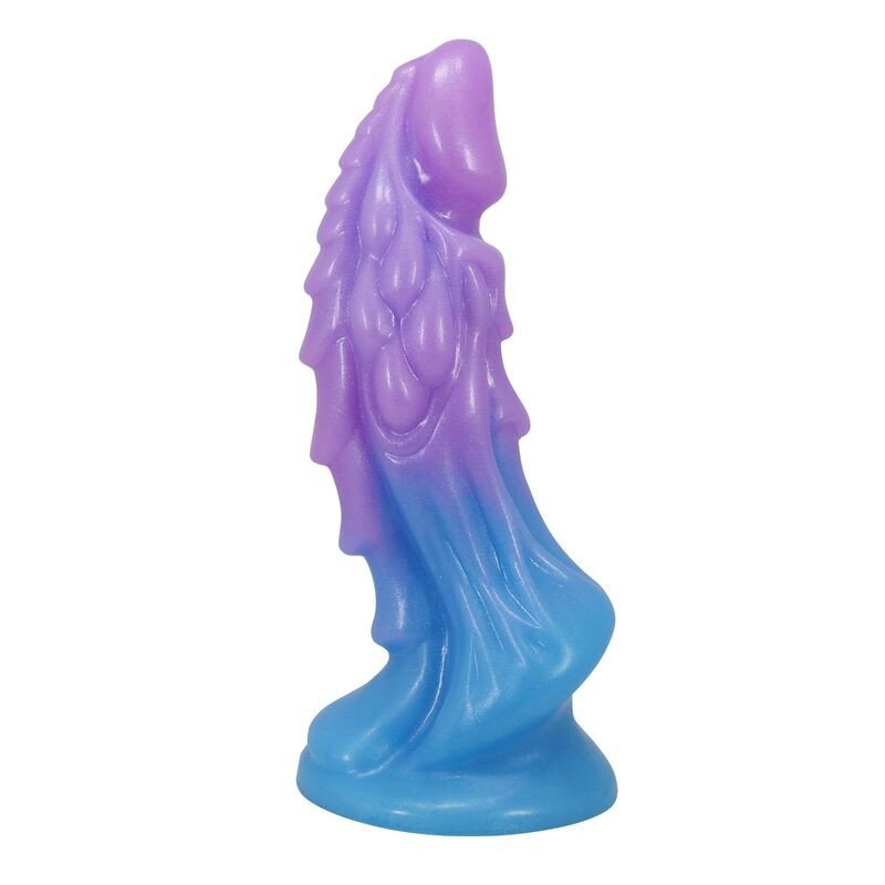 POWER MONSTERS - DILDO REALISTA ATLANTEANO CON VENTOSA 19 CM Ø 5 CM AZUL Y MORADO