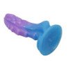 POWER MONSTERS - DILDO REALISTA ATLANTEANO CON VENTOSA 19 CM Ø 5 CM AZUL Y MORADO