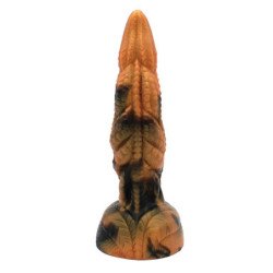 POWER MONSTERS - DILDO DE SILICONA DE FANTASÍA BICOLOR TIRANOSAURIO 20,5 CM Ø 5 CM