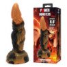 POWER MONSTERS - DILDO DE SILICONA DE FANTASÍA BICOLOR TIRANOSAURIO 20,5 CM Ø 5 CM