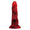 POWER MONSTERS - DILDO DE FANTASÍA DE MINOTAURO CON VENTOSA 21 CM Ø 5 CM ROJO Y NEGRO
