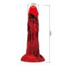 POWER MONSTERS - DILDO DE FANTASÍA DE MINOTAURO CON VENTOSA 21 CM Ø 5 CM ROJO Y NEGRO