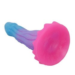 POWER MONSTERS - DILDO DE FANTASÍA VOID PYTHON CON VENTOSA 20,5 CM Ø 5,2 CM AZUL, MORADO Y ROSA
