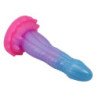 POWER MONSTERS - DILDO DE FANTASÍA VOID PYTHON CON VENTOSA 20,5 CM Ø 5,2 CM AZUL, MORADO Y ROSA