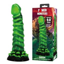 POWER MONSTERS - DILDO DE SILICONA DE FANTASÍA DE MANTICORA 23 CM Ø 5 CM