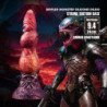 POWER MONSTERS - SAVAGE BEASTLOR DILDO DE SILICONA TRICOLOR FANTASÍA 24 CM Ø 5 CM