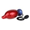 MONSTRUOS DE PODER - DILDO DE SILICONA INFLABLE BICOLOR SHADOW BEHEMOTH 22 CM Ø 5 CM