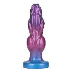POWER MONSTERS - DILDO DE SILICONA INFLABLE DE FANTASÍA BICOLOR RIFT TITAN 24 CM Ø 5 CM