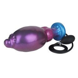 POWER MONSTERS - DILDO DE SILICONA INFLABLE DE FANTASÍA BICOLOR RIFT TITAN 24 CM Ø 5 CM