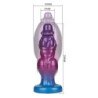 POWER MONSTERS - DILDO DE SILICONA INFLABLE DE FANTASÍA BICOLOR RIFT TITAN 24 CM Ø 5 CM