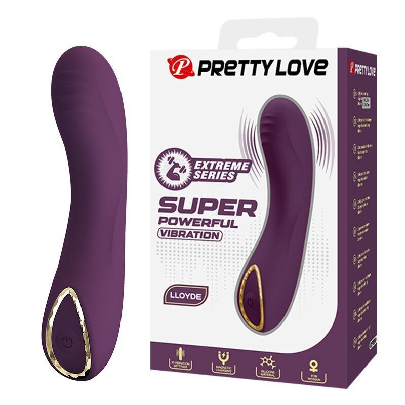 PRETTY LOVE - VIBRADOR RECARGABLE LLOYDE 10 FUNCIONES MORADO
