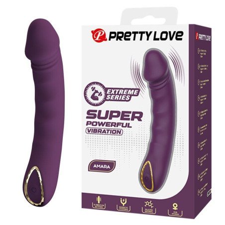 AMOR PRECIOSO - VIBRADOR RECARGABLE AMARA 10 FUNCIONES MORADO