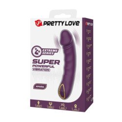 AMOR PRECIOSO - VIBRADOR RECARGABLE AMARA 10 FUNCIONES MORADO