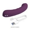 AMOR PRECIOSO - VIBRADOR RECARGABLE AMARA 10 FUNCIONES MORADO