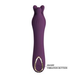 PRETTY LOVE - VIBRADOR RECARGABLE LUNAO 10 FUNCIONES MORADO