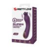 PRETTY LOVE - VIBRADOR RECARGABLE LUNAO 10 FUNCIONES MORADO