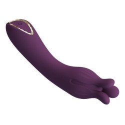 PRETTY LOVE - VIBRADOR RECARGABLE LUNAO 10 FUNCIONES MORADO