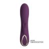 PRETTY LOVE - VIBRADOR RECARGABLE LANDYN CON FORMA DE CONEJO, 10 FUNCIONES, COLOR MORADO