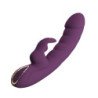 PRETTY LOVE - VIBRADOR RECARGABLE HARPER CON FORMA DE CONEJO, 10 FUNCIONES, COLOR MORADO