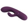 PRETTY LOVE - MARGIE VIBRADOR RECARGABLE CON FORMA DE CONEJO 10 FUNCIONES MORADO