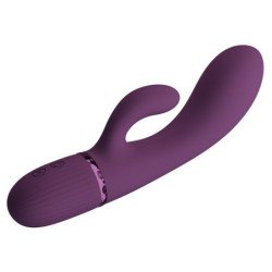 PRETTY LOVE - MARGIE VIBRADOR RECARGABLE CON FORMA DE CONEJO 10 FUNCIONES MORADO
