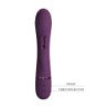PRETTY LOVE - VIBRADOR RECARGABLE ROCCO CON FORMA DE CONEJO, 10 FUNCIONES, COLOR MORADO