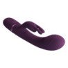 PRETTY LOVE - VIBRADOR RECARGABLE ROCCO CON FORMA DE CONEJO, 10 FUNCIONES, COLOR MORADO
