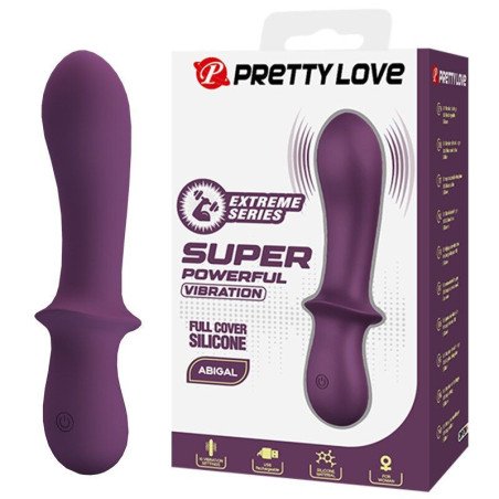 AMOR PRECIOSO - VIBRADOR RECARGABLE ABIGAIL 10 FUNCIONES MORADO