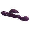 PRETTY LOVE - VIBRADOR LOURSEN RABBIT CON MOVIMIENTO DE EMPUJE Y 7 VIBRACIONES, RECARGABLE POR USB, COLOR MORADO