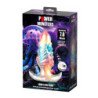POWER MONSTERS - LEVIATÁN ÉBANO TRICOLOR INFLABLE TAPÓN ANAL DE FANTASÍA 18 CM