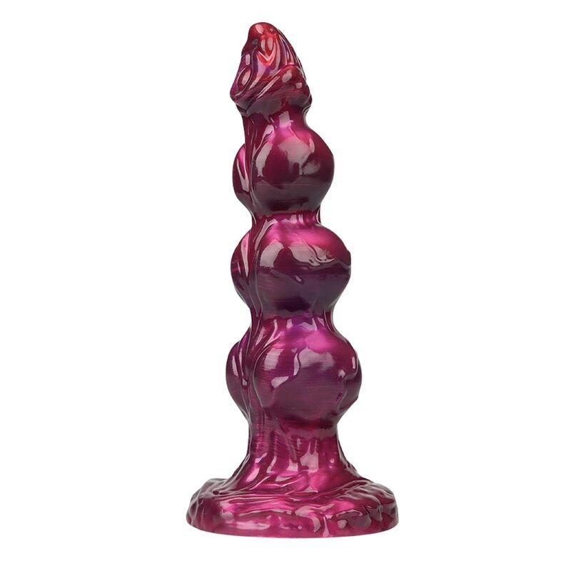 POWER MONSTERS - PRIMAL BEASTLORD DILDO DE SILICONA ROSA TRANSLÚCIDO DE FANTASÍA 26 CM Ø 5 CM