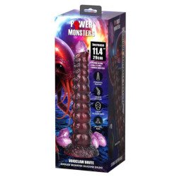 POWER MONSTERS - VOIDCLAW BRUTE, DILDO DE SILICONA INFLABLE BICOLOR DE FANTASÍA, 29 CM Ø 5,7 CM