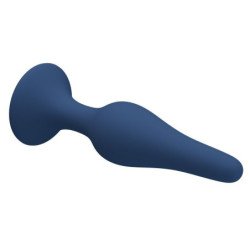 MR PLAY - TAPÓN ANAL DE SILICONA AZUL DELGADO TALLA S