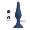MR PLAY - TAPÓN ANAL DE SILICONA DELGADO AZUL L